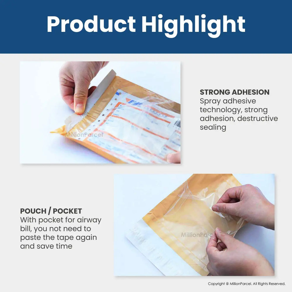 Polymailers with pouch & pocket