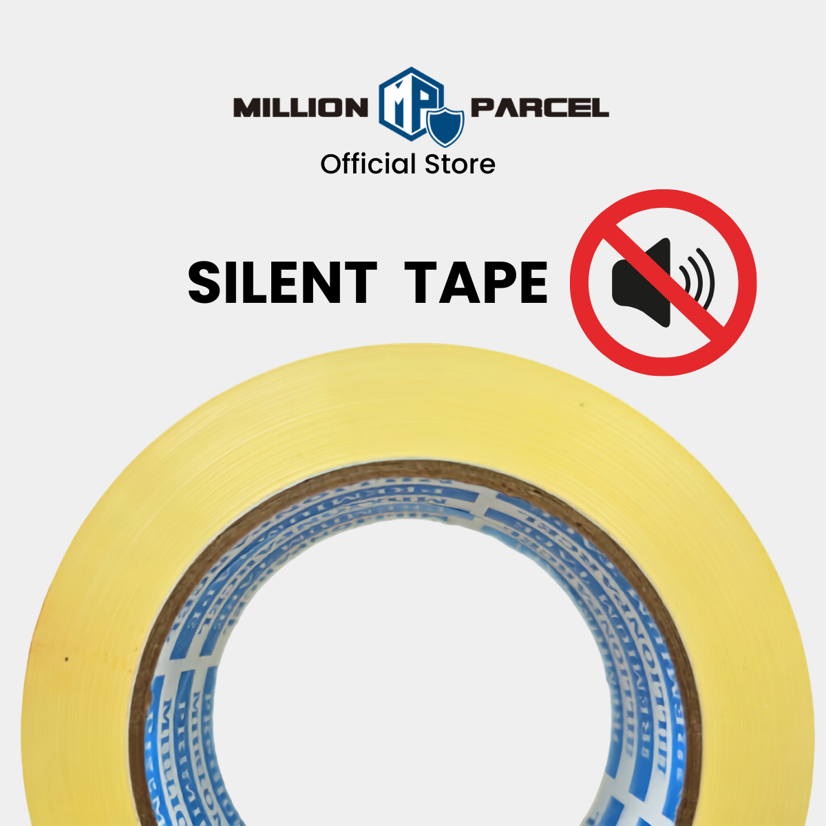 Silent Packing Tape 4.8cm x 100m | Low-Noise Carton Sealing Tape