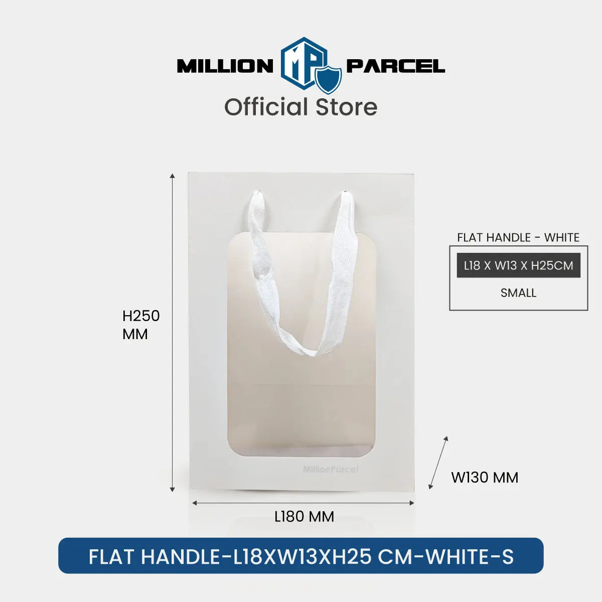 Window Paper Bag | Prefect for Valentines Day & Birthday - MillionParcel