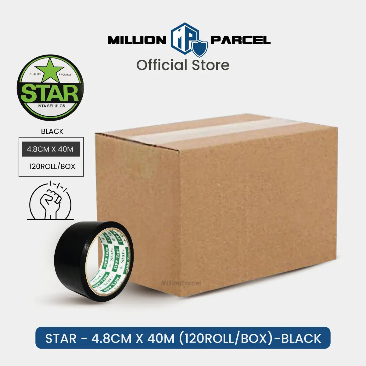 STAR Colour Opp Tape | Color Tape - MillionParcel