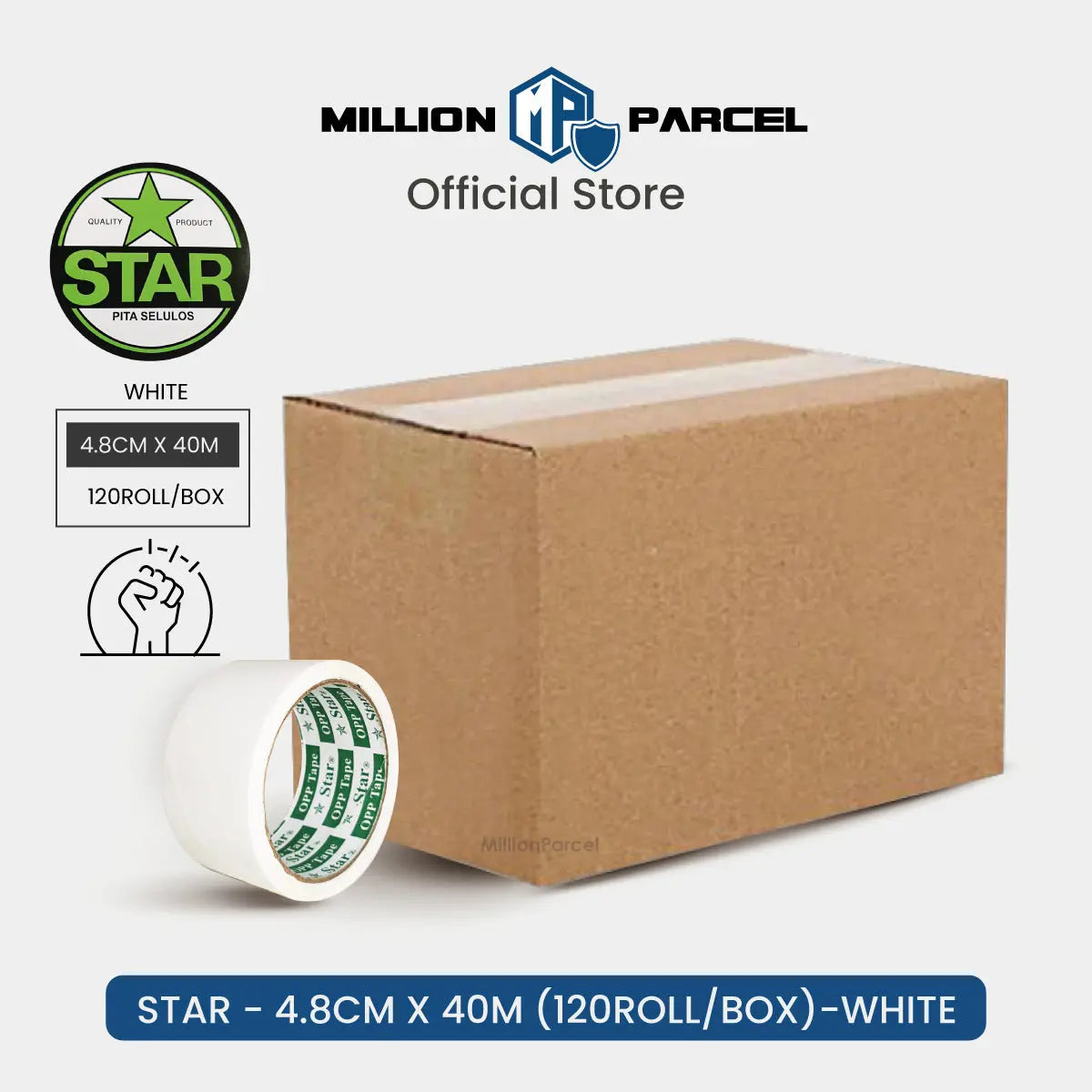 STAR Colour Opp Tape | Color Tape - MillionParcel