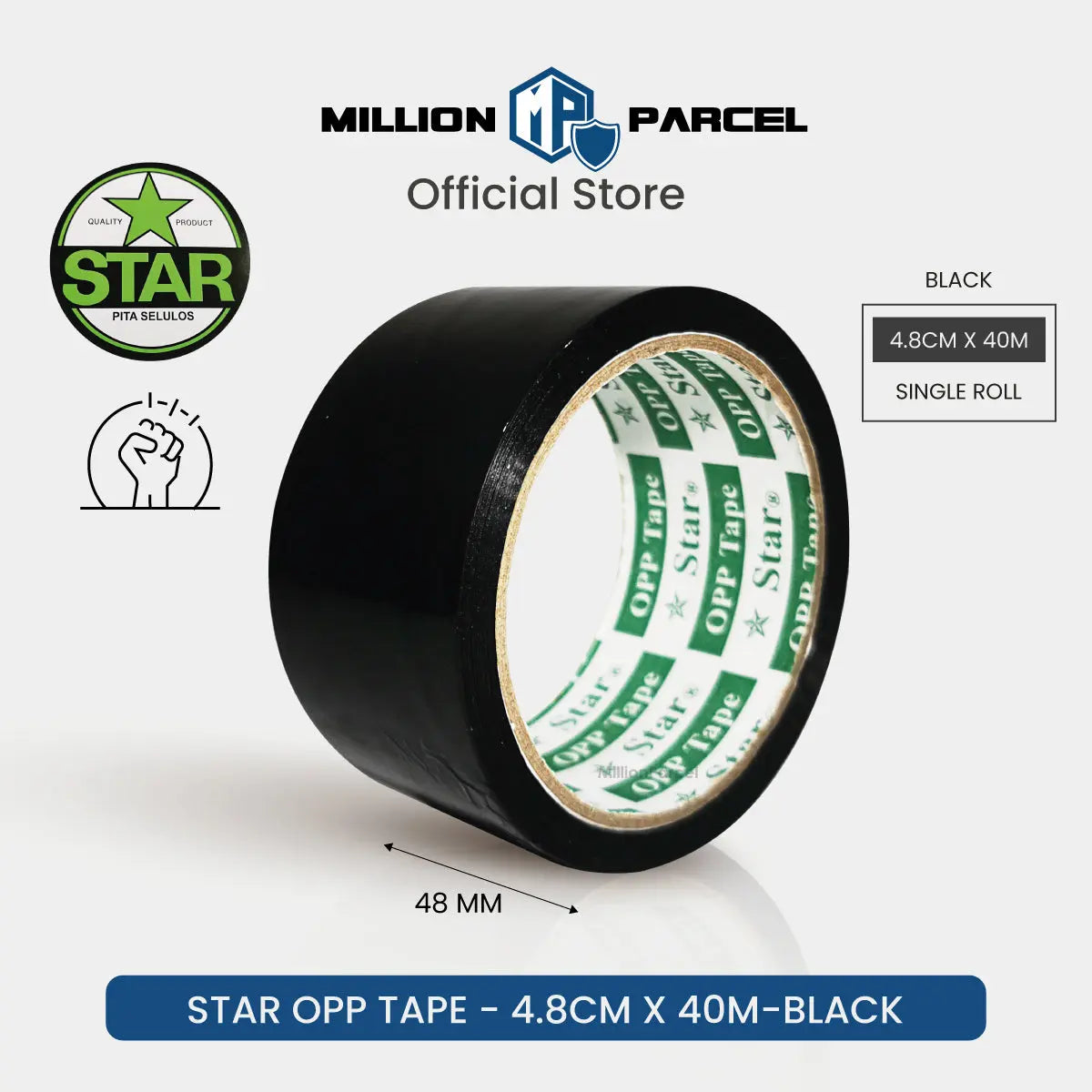 STAR Colour Opp Tape | Color Tape - MillionParcel