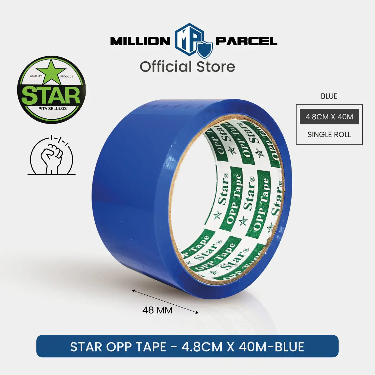 STAR Colour Opp Tape | Color Tape - MillionParcel