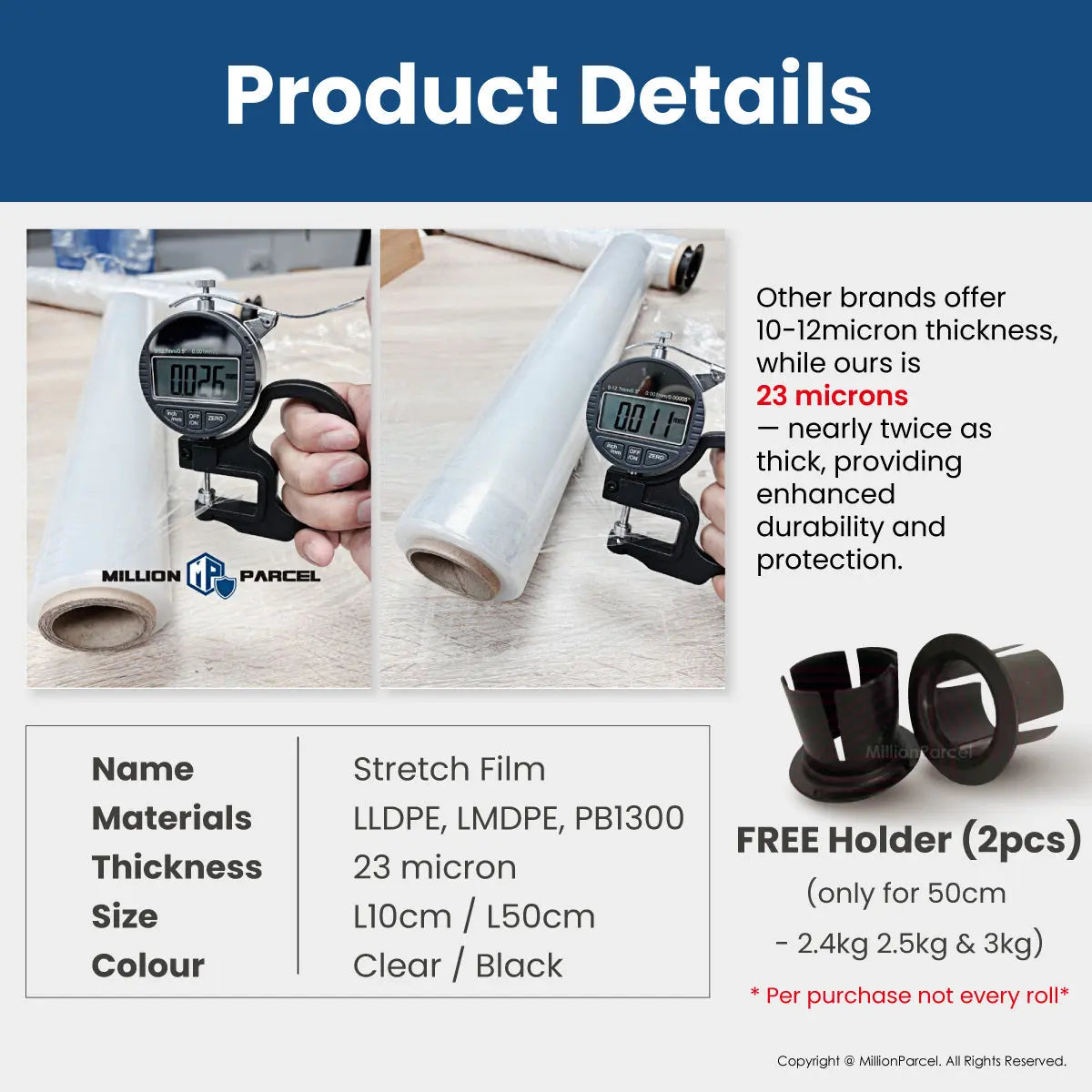 Shrink Wrap | Stretch Film | Cling Wrap - MillionParcel