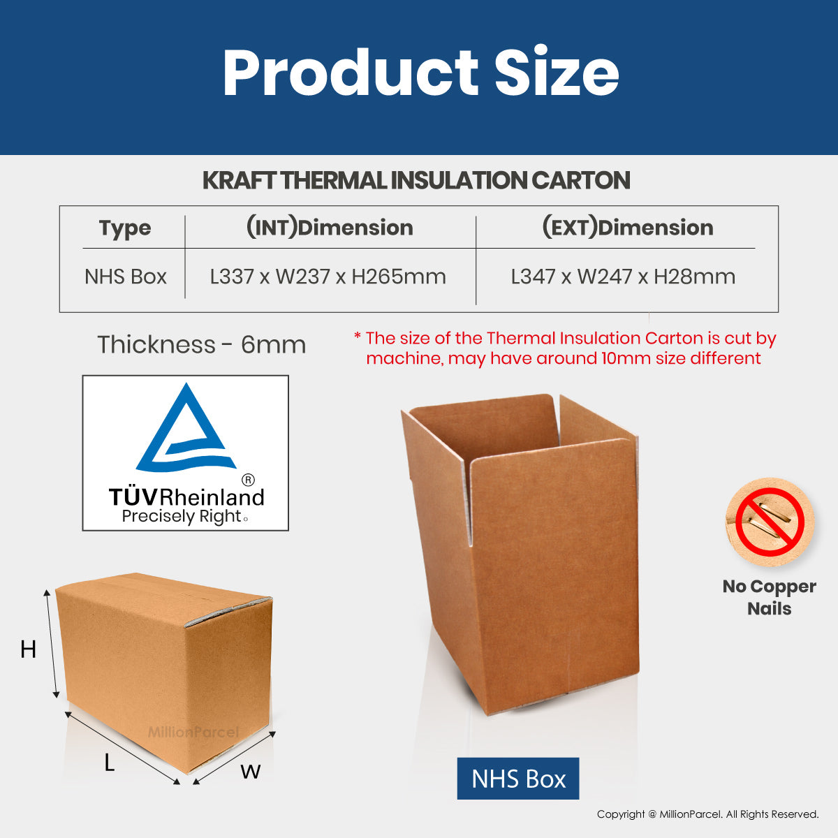 Thermal Insulation Carton Box | Aluminum Foil Box | Thermal Box