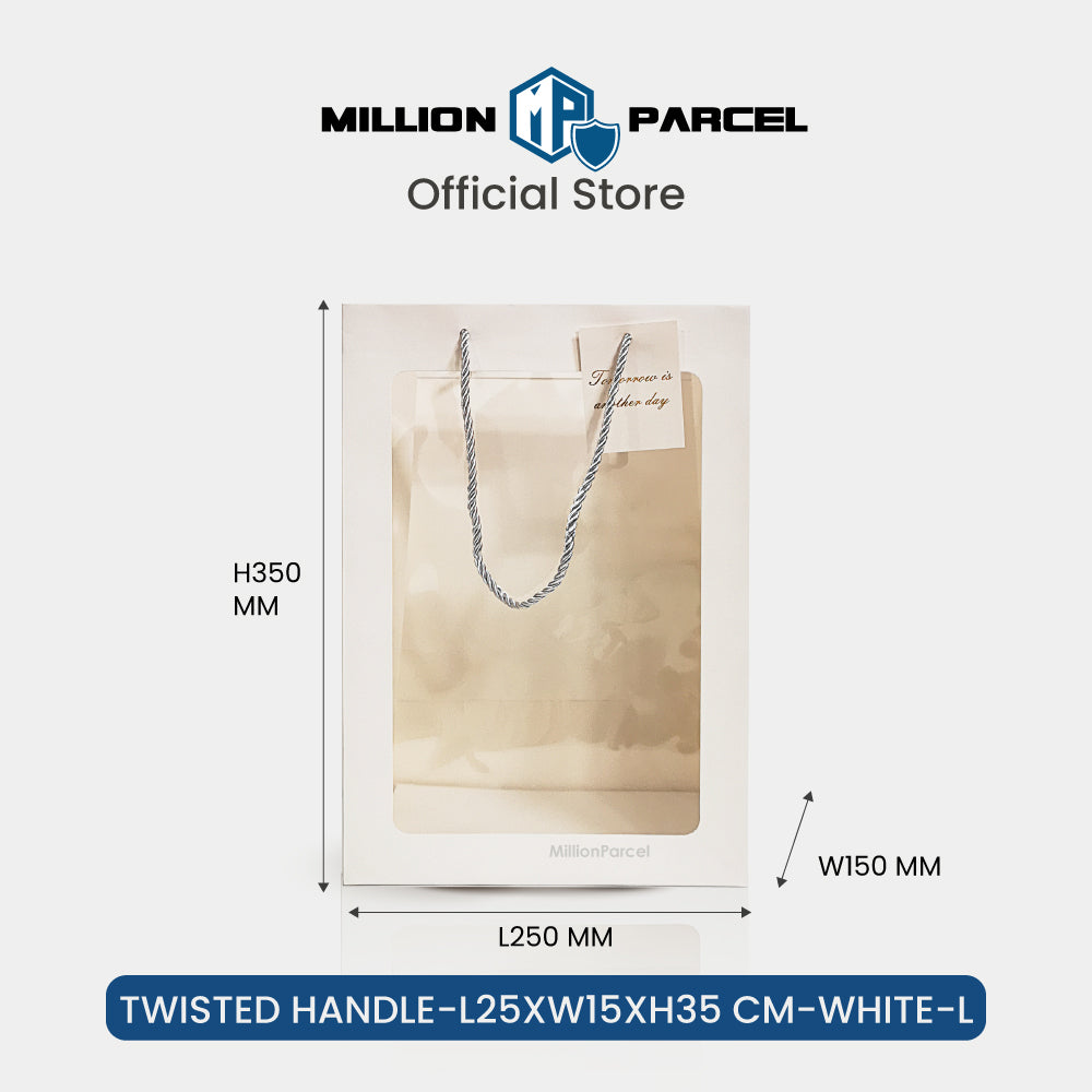 Window Paper Bag | Prefect for Valentines Day & Birthday - MillionParcel