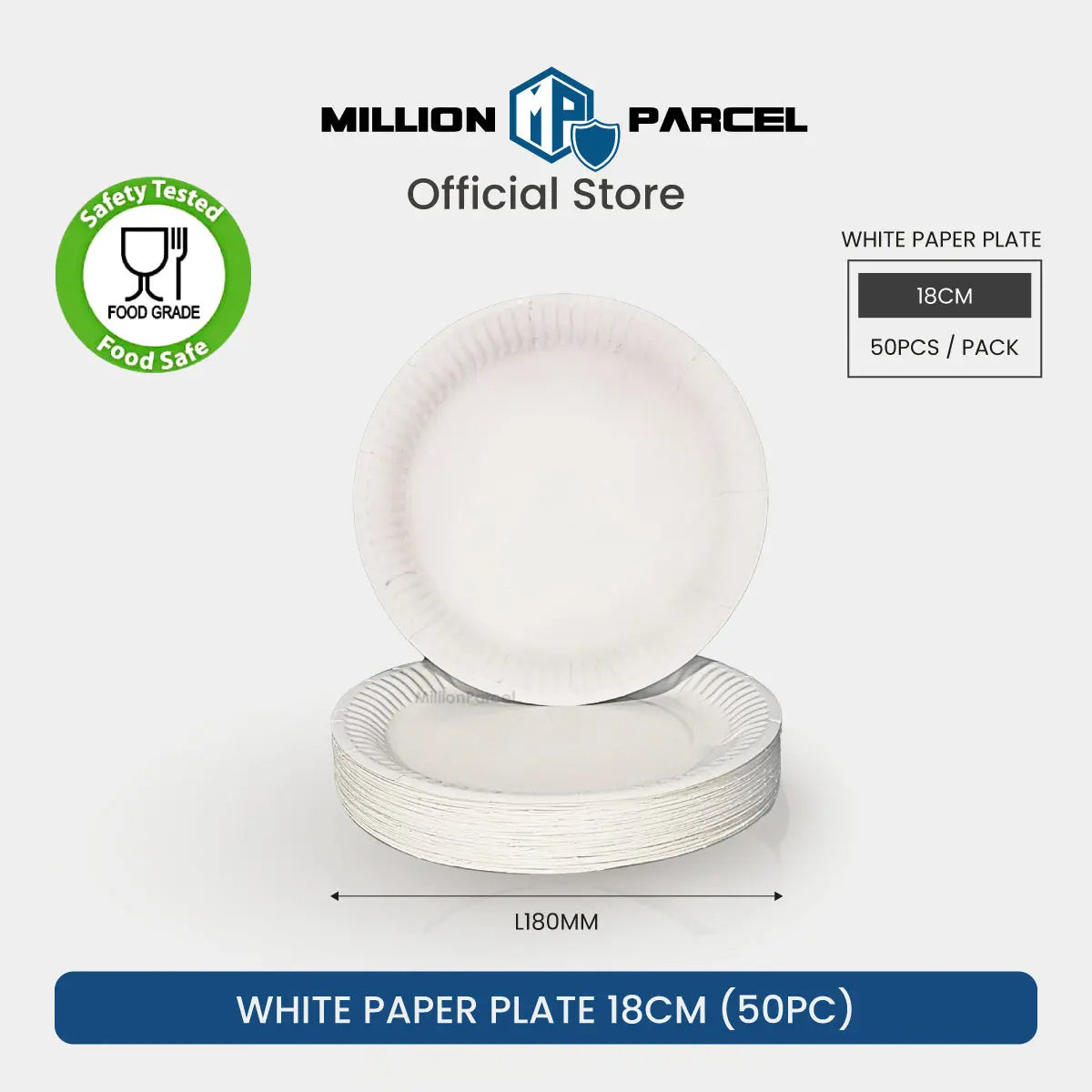 Premium Disposable Tableware | Disposable Cutlery - Plates, Cup, Bowl, Spoons, Forks, Straw, Stirrer, Chopsticks - MillionParcel
