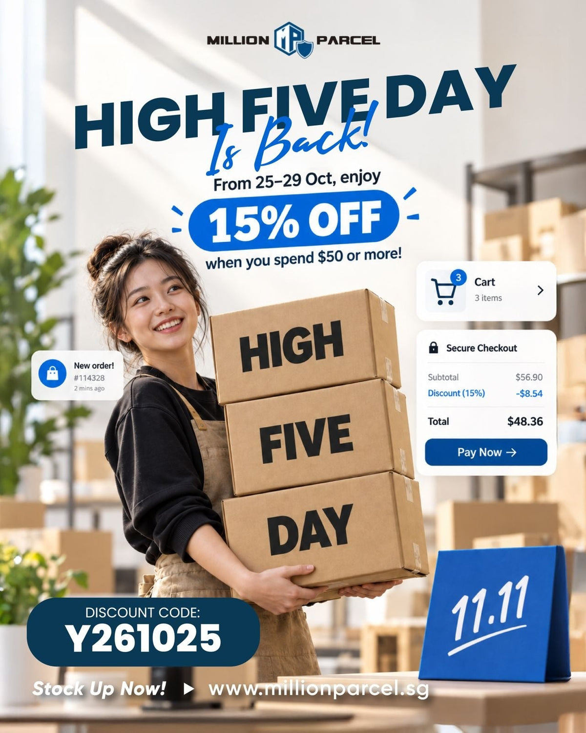 15% OFF Packaging Supplies Singapore | Oct 2026 Sale