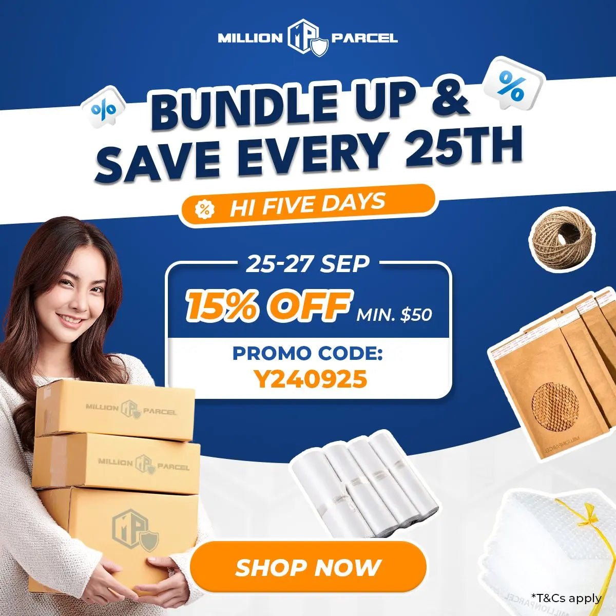 🎉 Celebrate High Five Day with Unbeatable Savings! 🎉 - MillionParcel