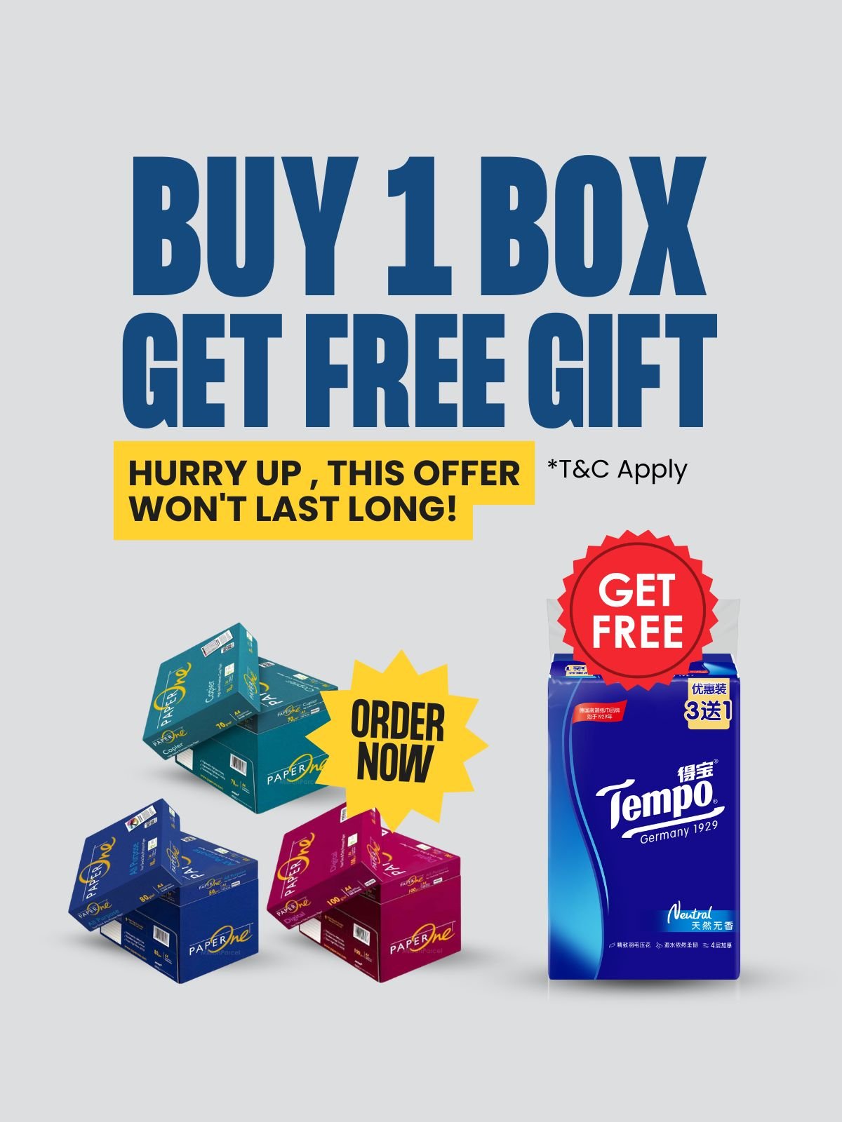 Grab a Free Gift with PaperOne – Limited Time Only! - MillionParcel