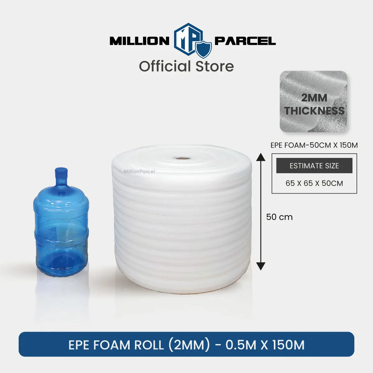 EPE Foam Roll (2mm) - MillionParcel