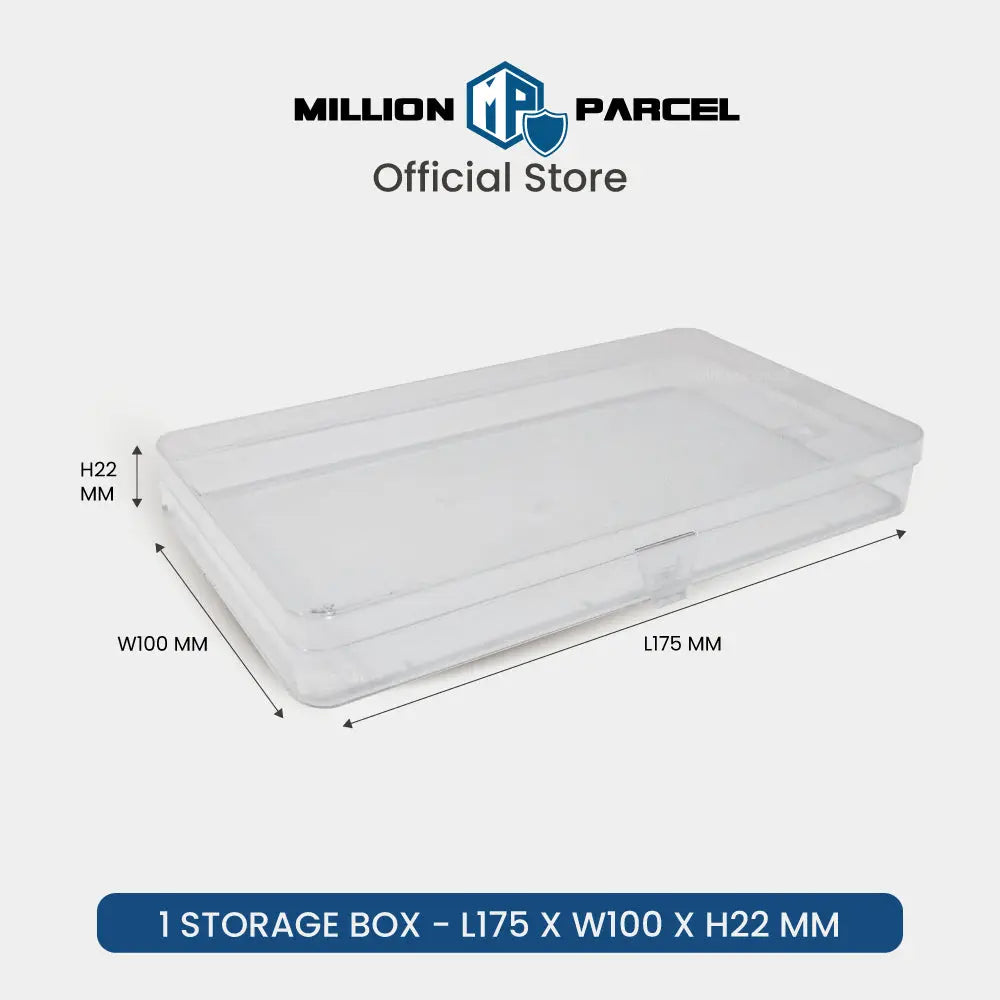 Transparent Plastic Storage Box - MillionParcel