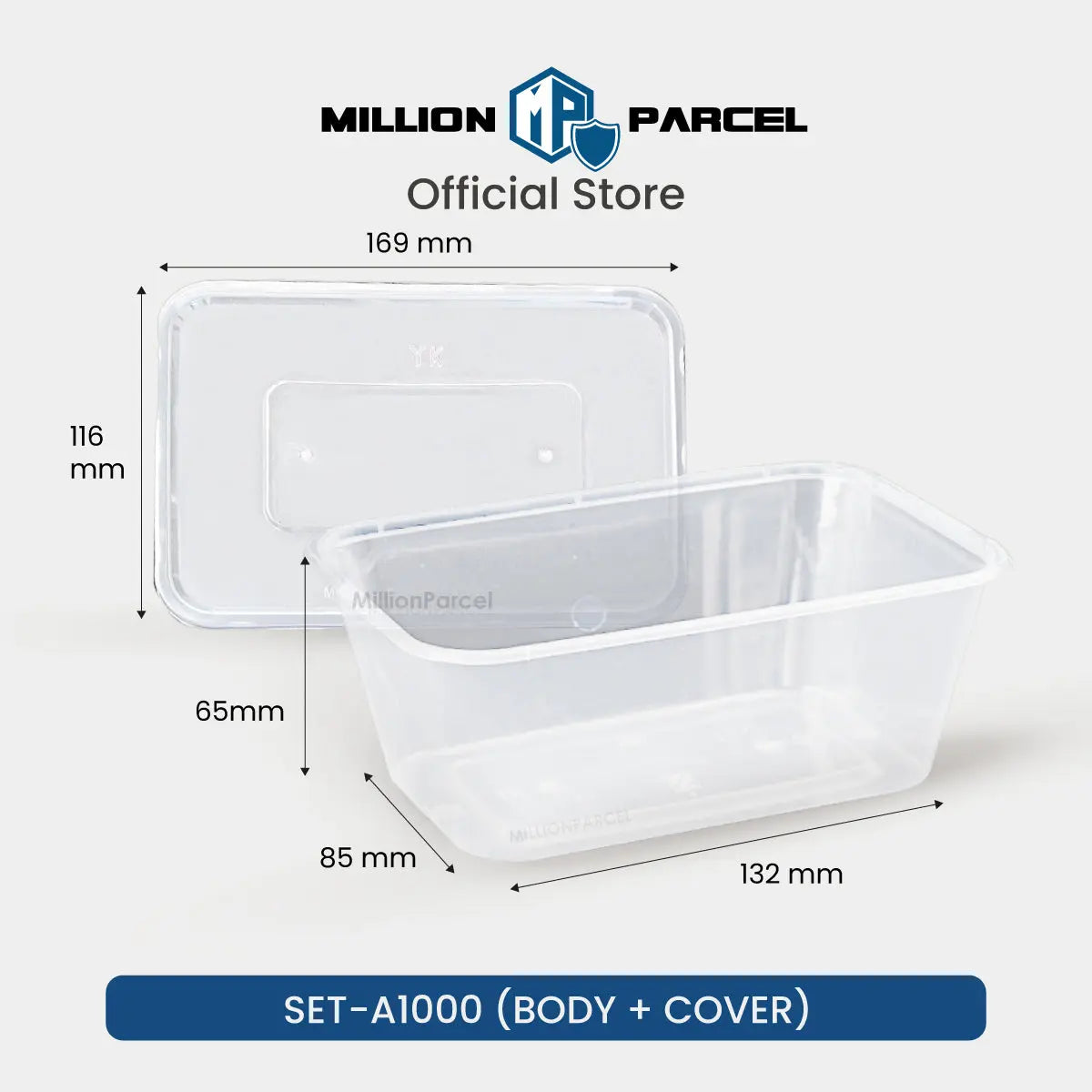 Disposable Plastic Food Container - MillionParcel