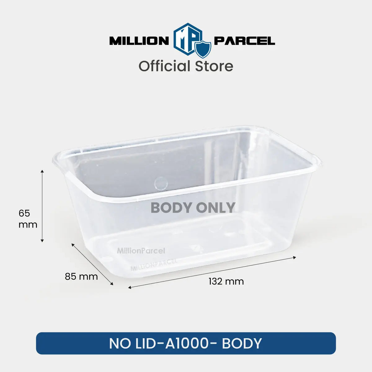 Disposable Plastic Food Container - MillionParcel