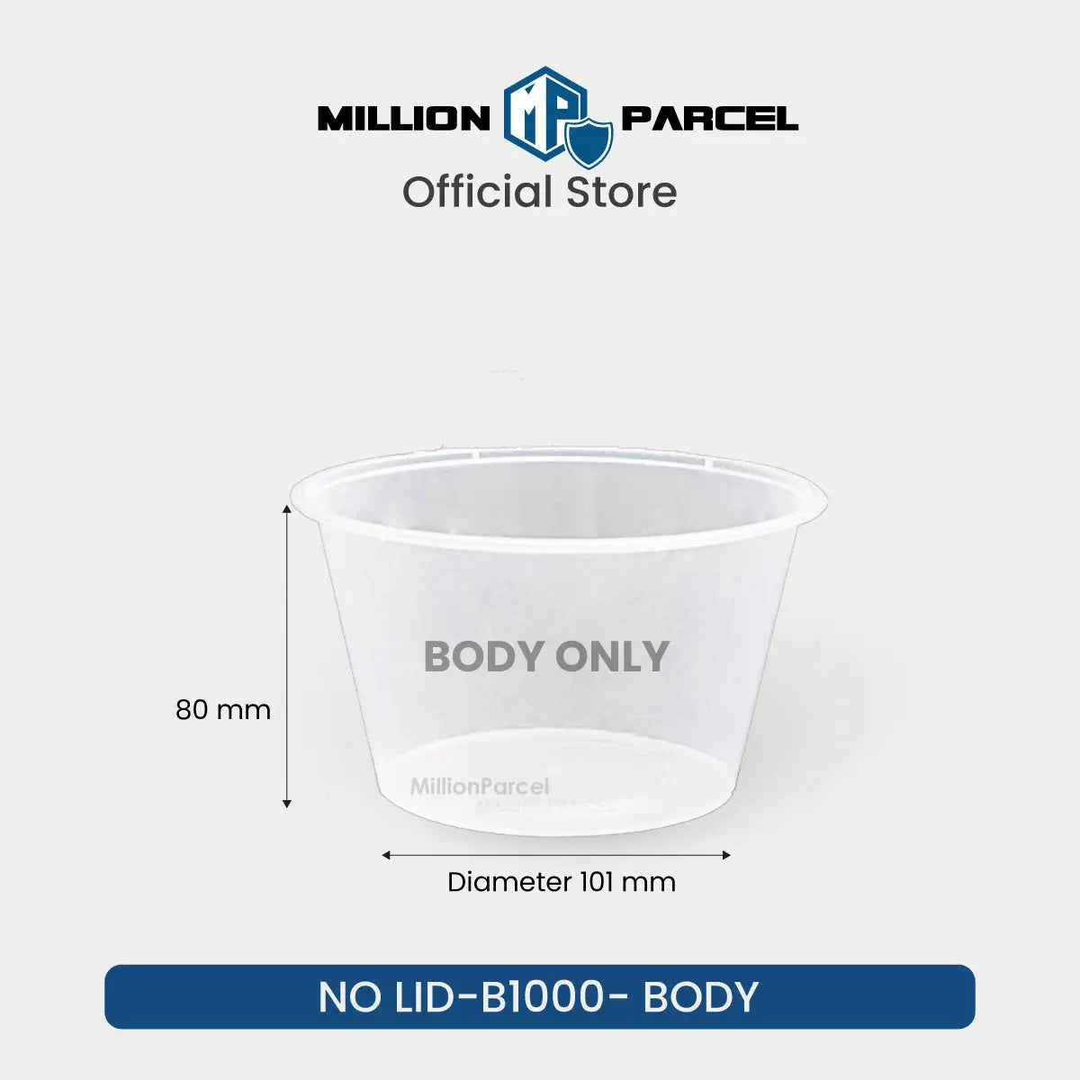 Disposable Plastic Food Container - MillionParcel