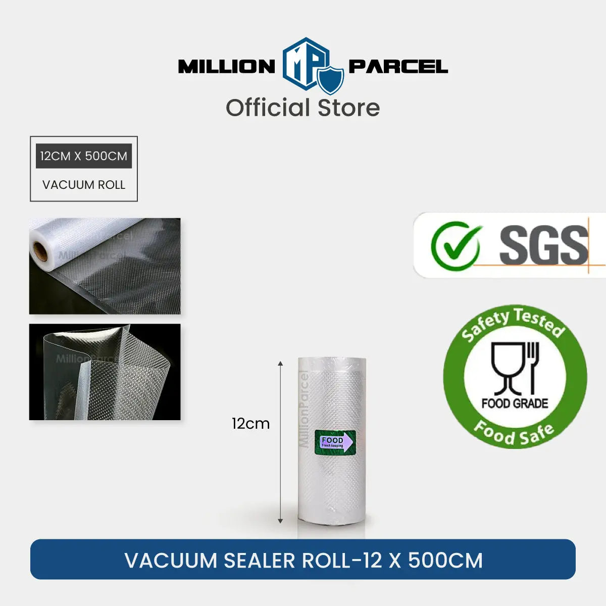 Vacuum Sealer Roll | Vacuum Sealer Bag - MillionParcel