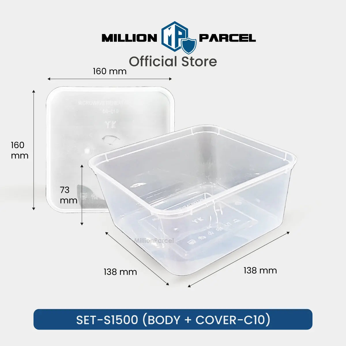 Disposable Plastic Food Container - MillionParcel