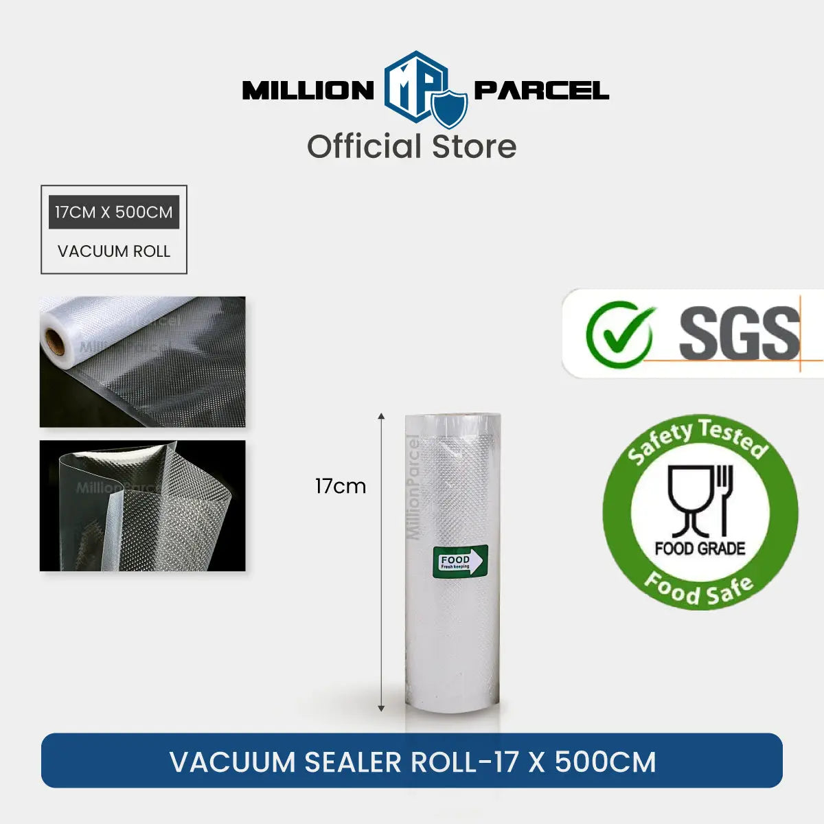 Vacuum Sealer Roll | Vacuum Sealer Bag - MillionParcel