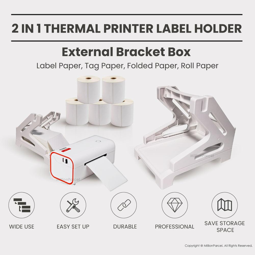 2 In 1 Thermal Printer Label Holder - MillionParcel