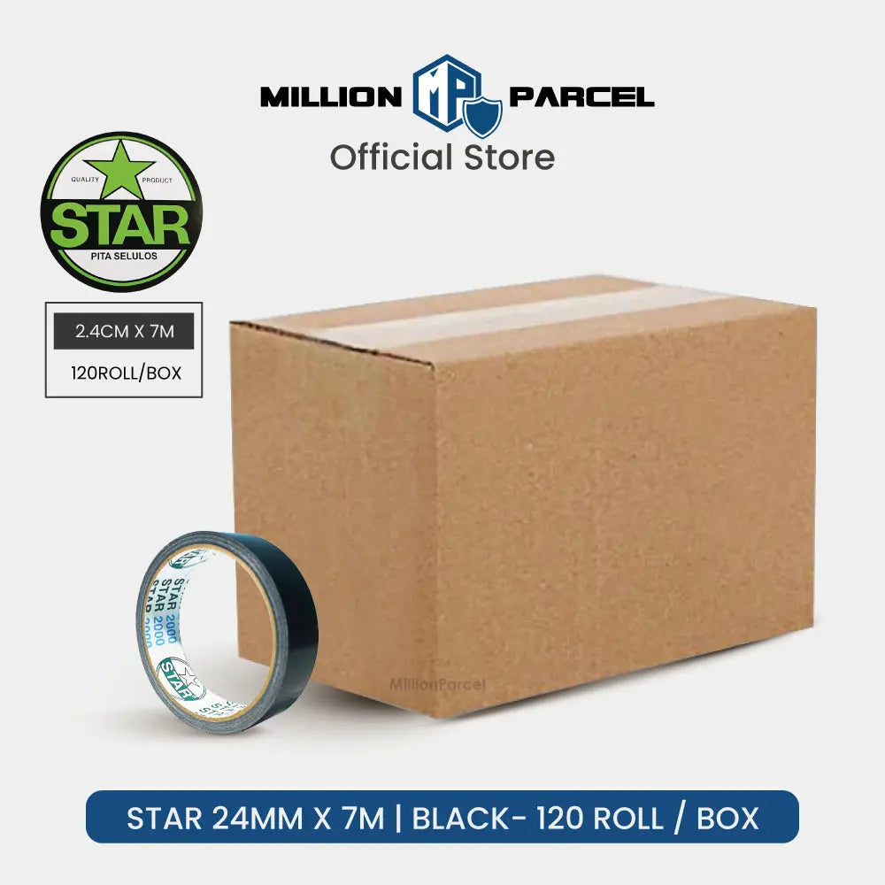 STAR 2000 Cloth Tape | Duct Tape - Easy Tear - MillionParcel