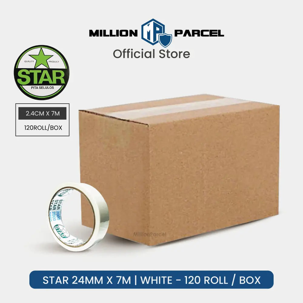 STAR 2000 Cloth Tape | Duct Tape - Easy Tear - MillionParcel