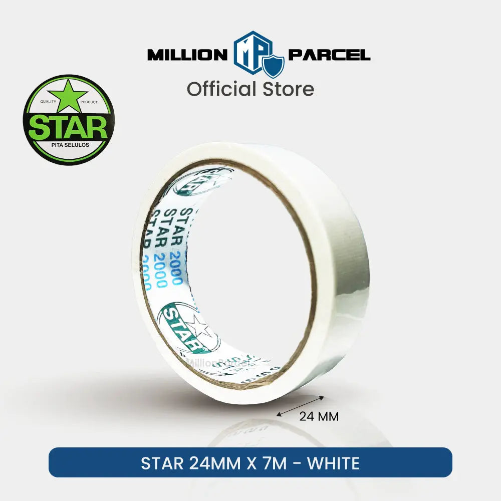 STAR 2000 Cloth Tape | Duct Tape - Easy Tear - MillionParcel