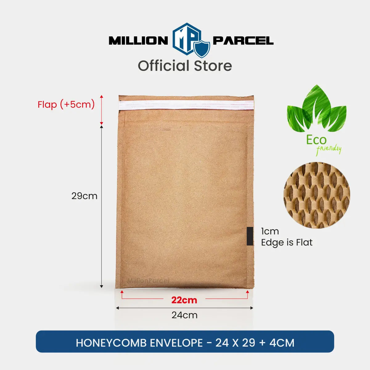 Honeycomb Paper Envelope | Replace bubble wrap envelope - MillionParcel