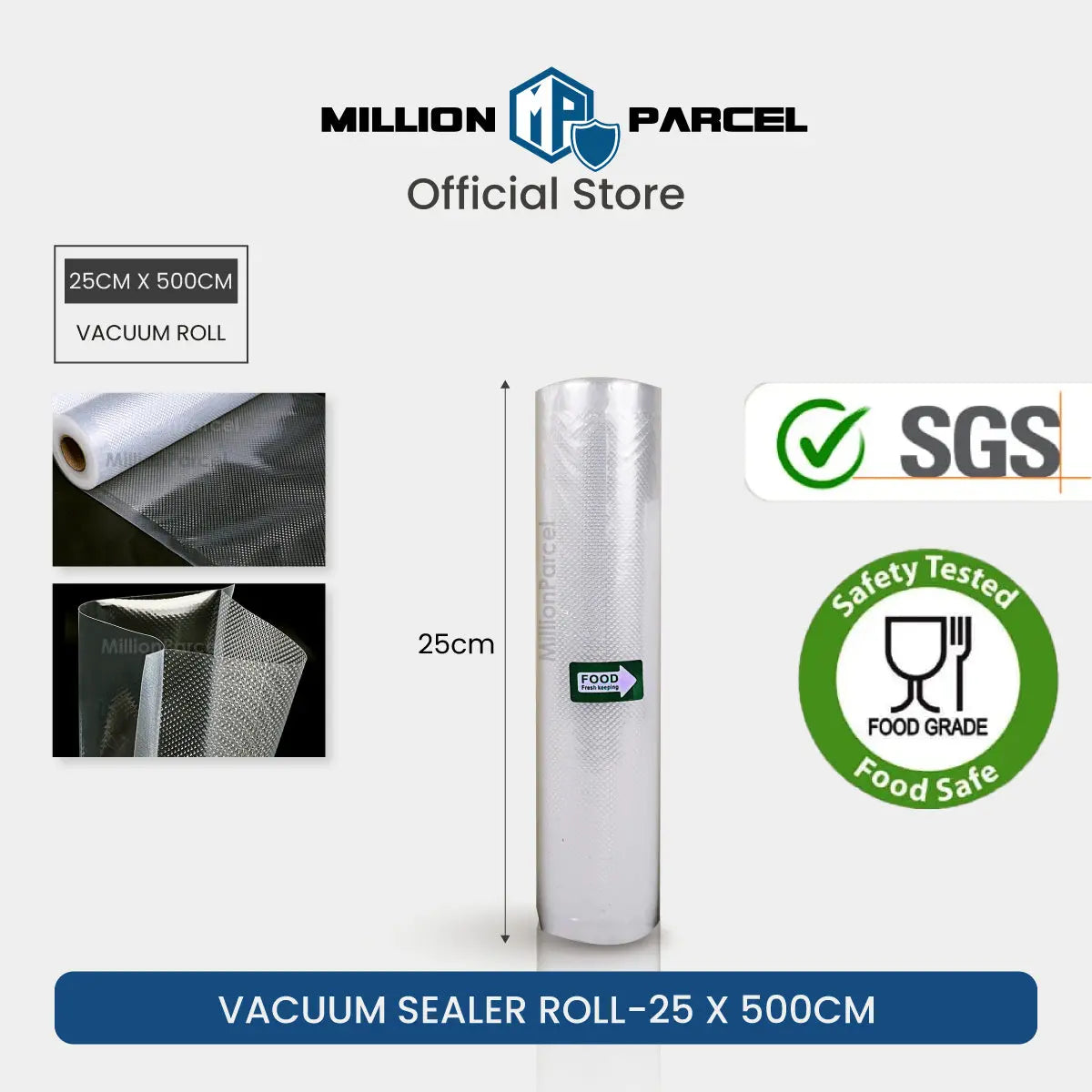 Vacuum Sealer Roll | Vacuum Sealer Bag - MillionParcel