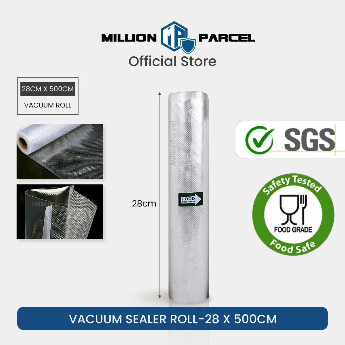 Vacuum Sealer Roll | Vacuum Sealer Bag - MillionParcel