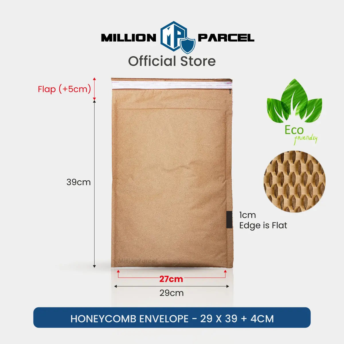 Honeycomb Paper Envelope | Replace bubble wrap envelope - MillionParcel