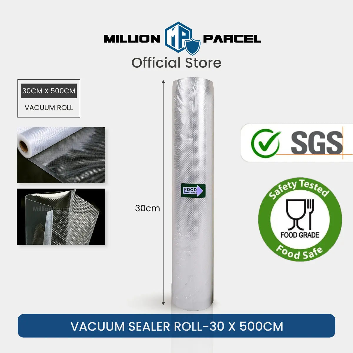 Vacuum Sealer Roll | Vacuum Sealer Bag - MillionParcel