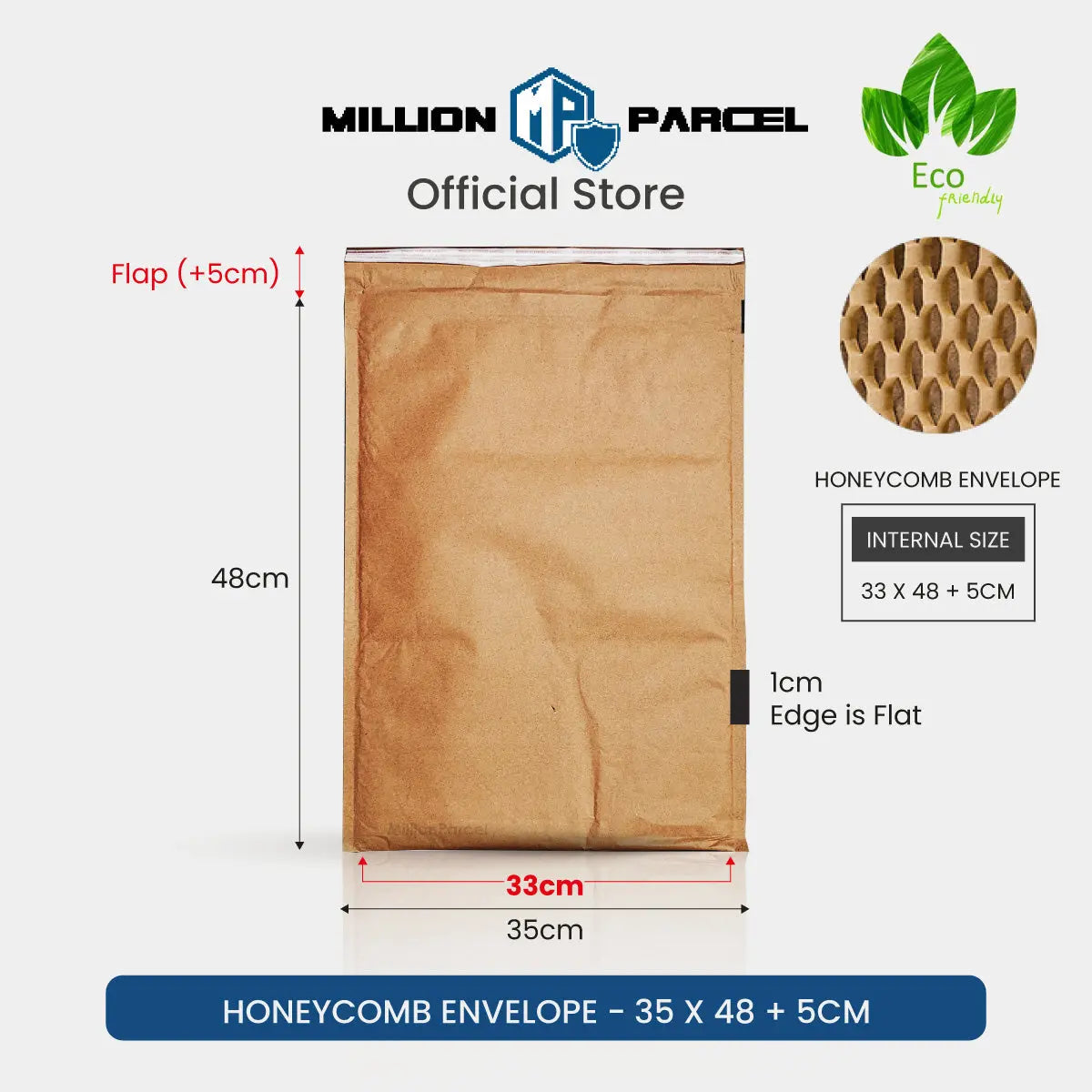 Honeycomb Paper Envelope | Replace bubble wrap envelope - MillionParcel