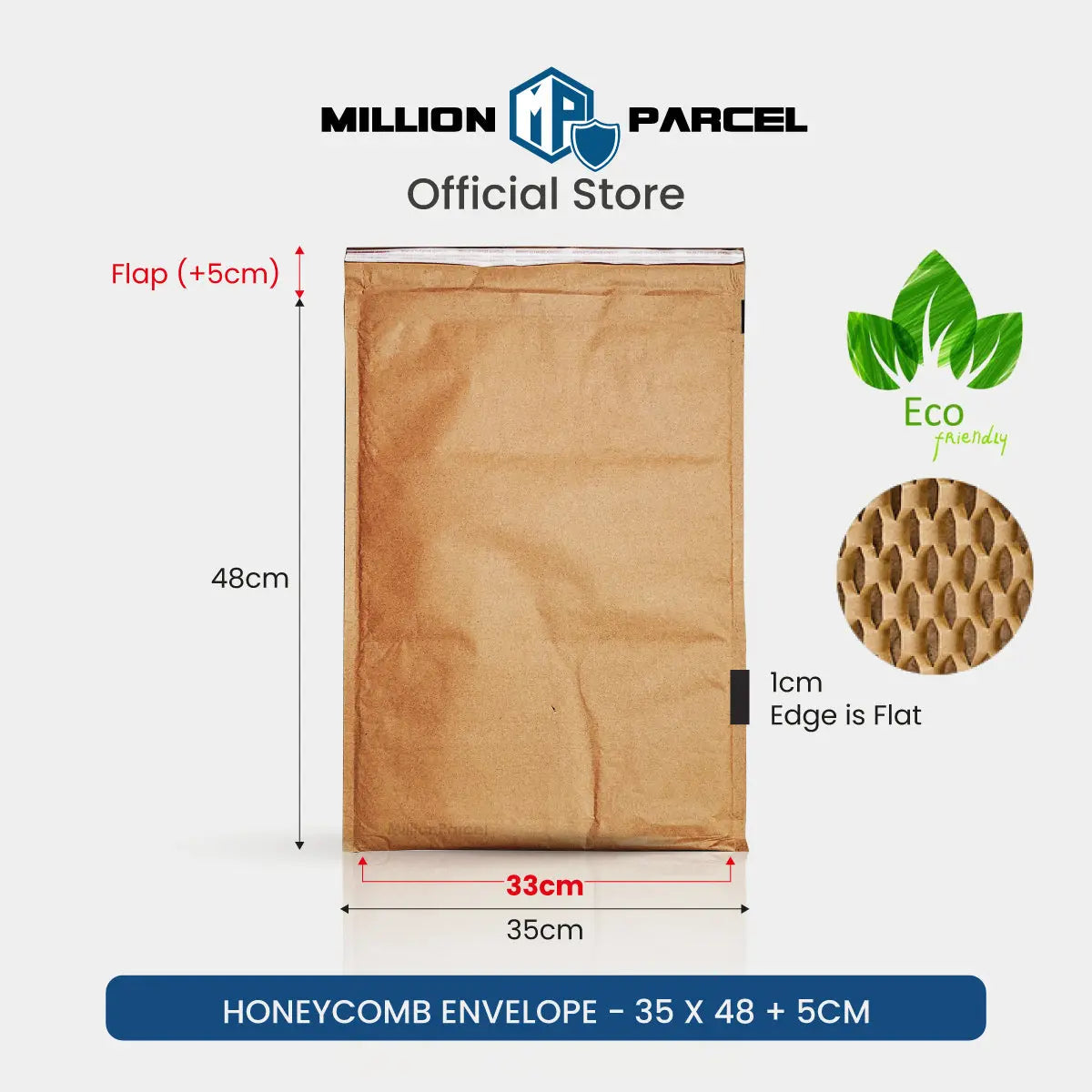 Honeycomb Paper Envelope | Replace bubble wrap envelope - MillionParcel