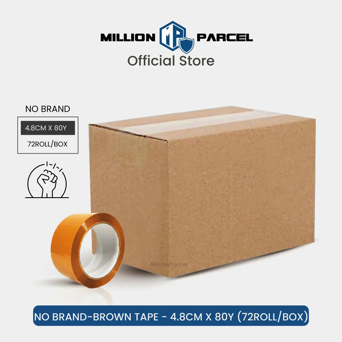 STAR Clear Adhesive Tape | Opp Tape | Brown Tape - MillionParcel