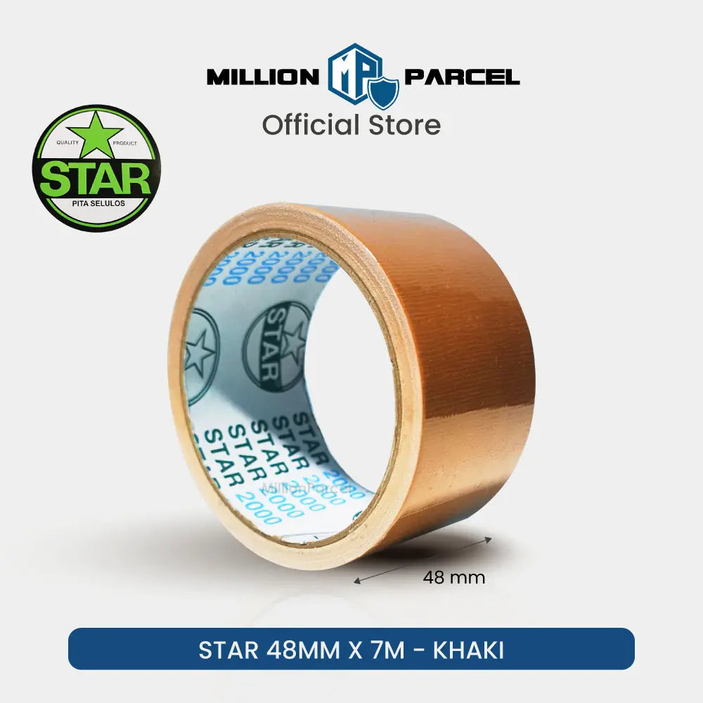 STAR 2000 Cloth Tape | Duct Tape - Easy Tear - MillionParcel