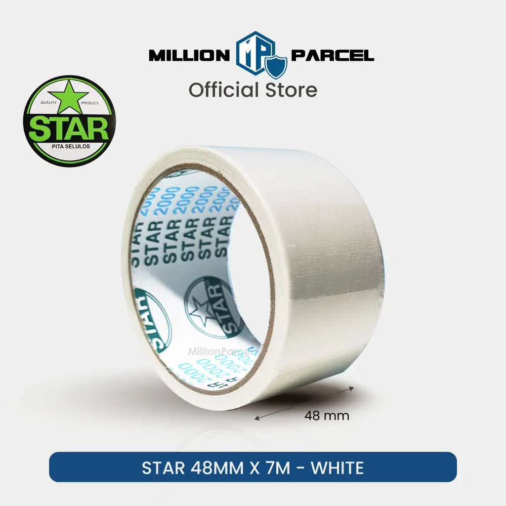 STAR 2000 Cloth Tape | Duct Tape - Easy Tear - MillionParcel