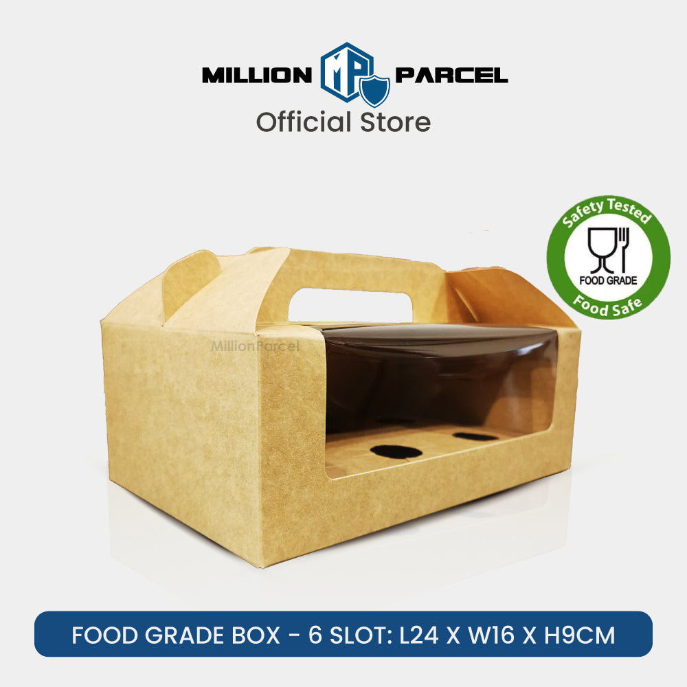Food Grade Cake Box with Window + Tray - MillionParcel