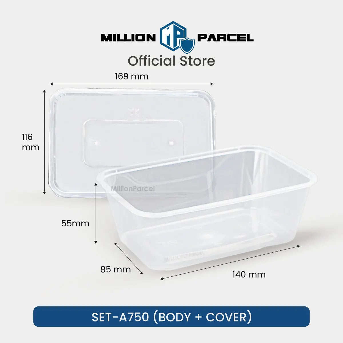 Disposable Plastic Food Container - MillionParcel