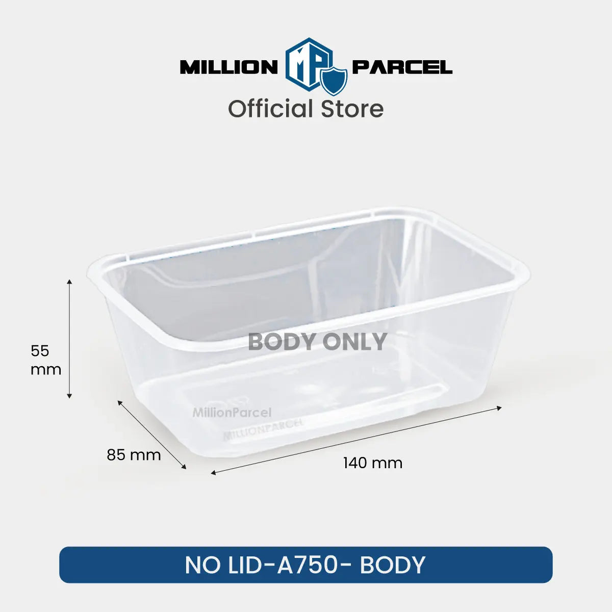 Disposable Plastic Food Container - MillionParcel