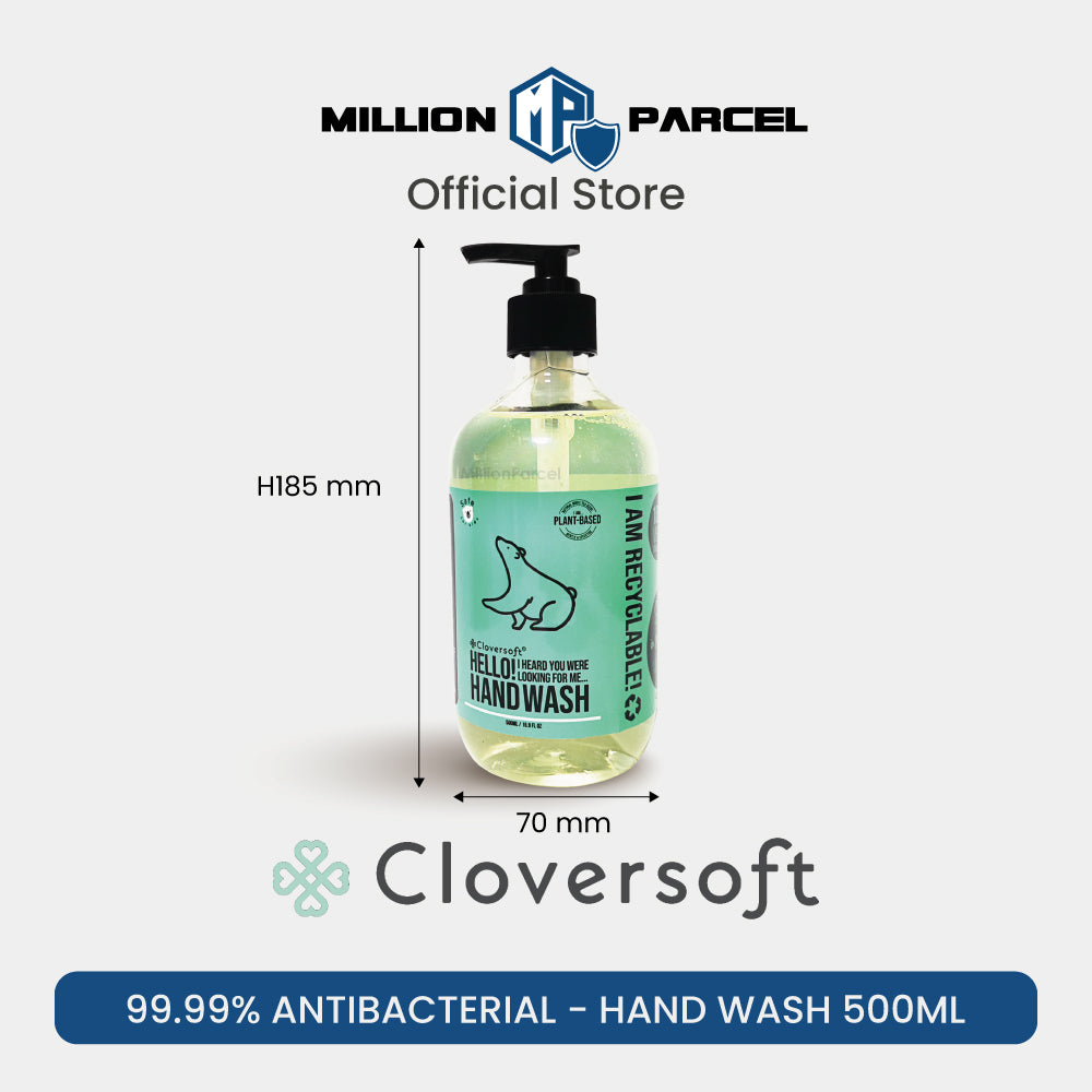 Cloversoft 99.99% Antibakteria White Tea Cuci Tangan 500ml