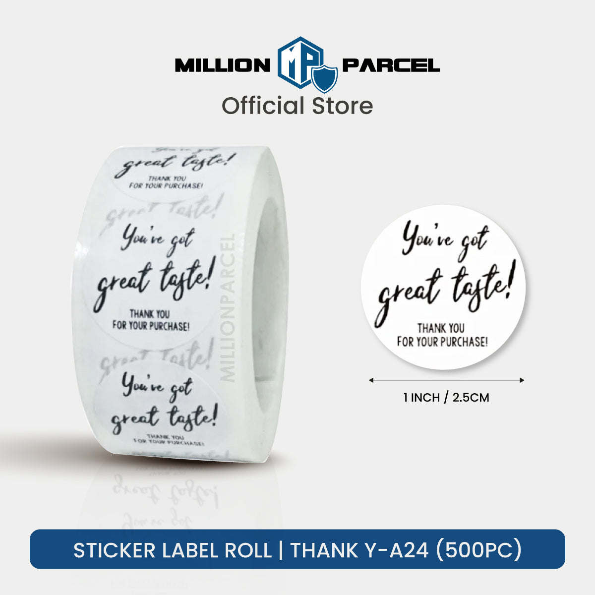 Sticker Label Roll & Sheets | Handmade & Thank you and etc - MillionParcel