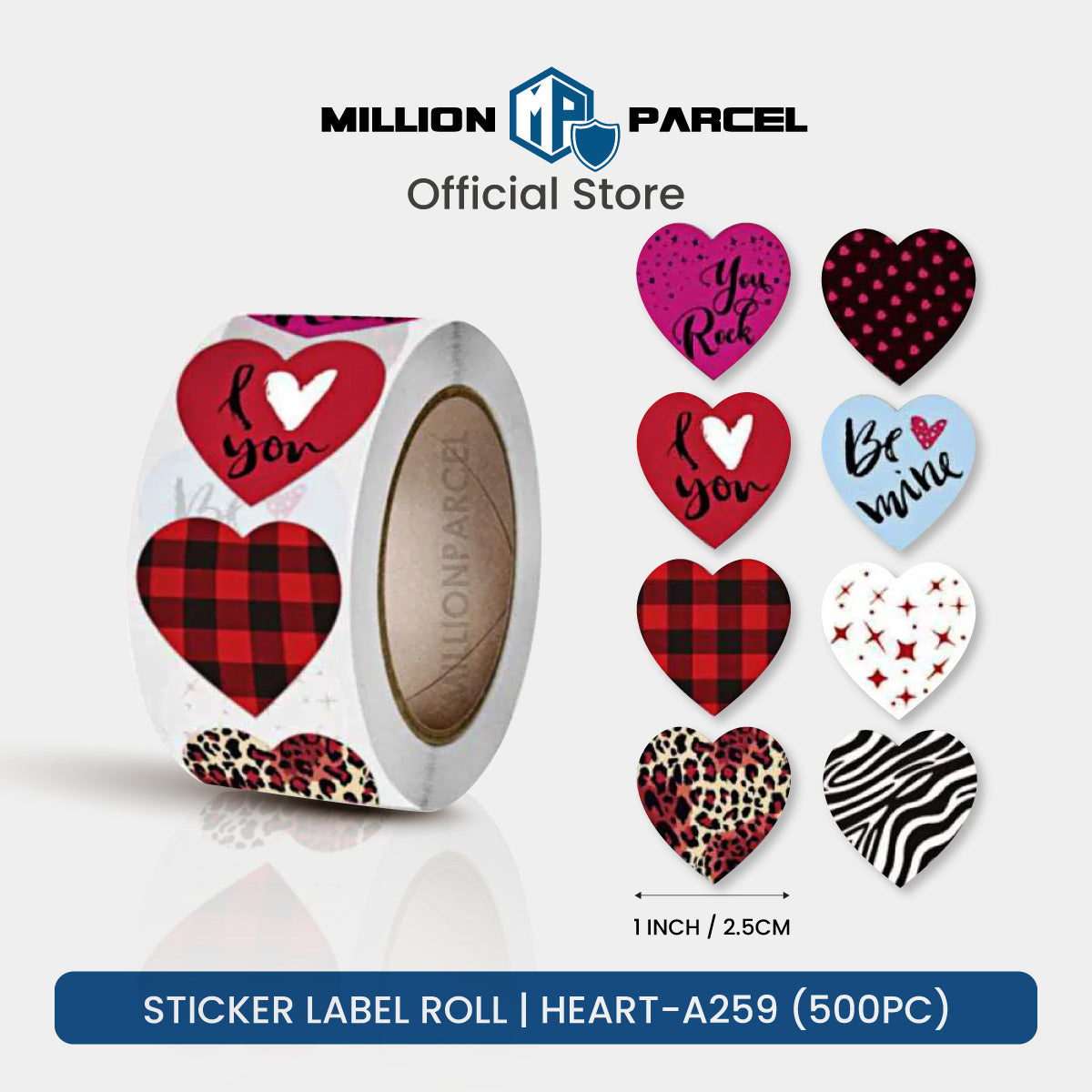 Sticker Label Roll & Sheets | Handmade & Thank you and etc - MillionParcel