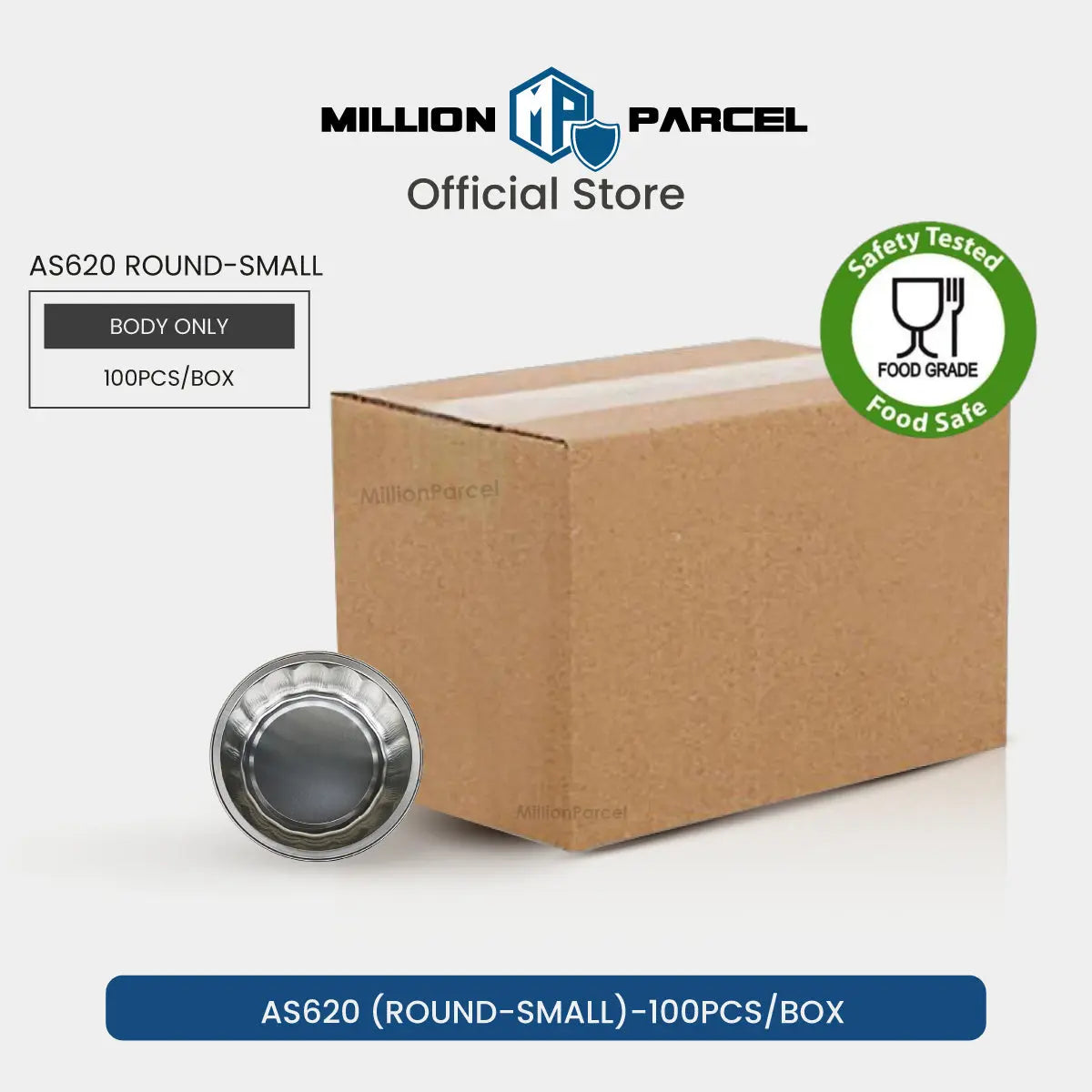 Lacy's Smooth-Wall Container with Lid | Aluminium Foil Tray - MillionParcel