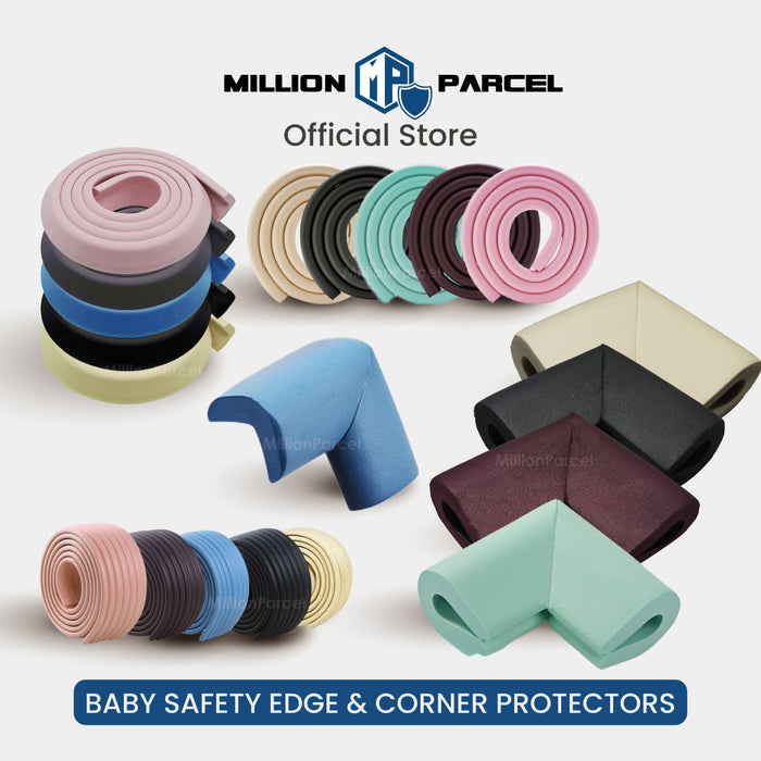 Baby Edge Protector Color Baby Safety Edge & Corner Protectors - MillionParcel