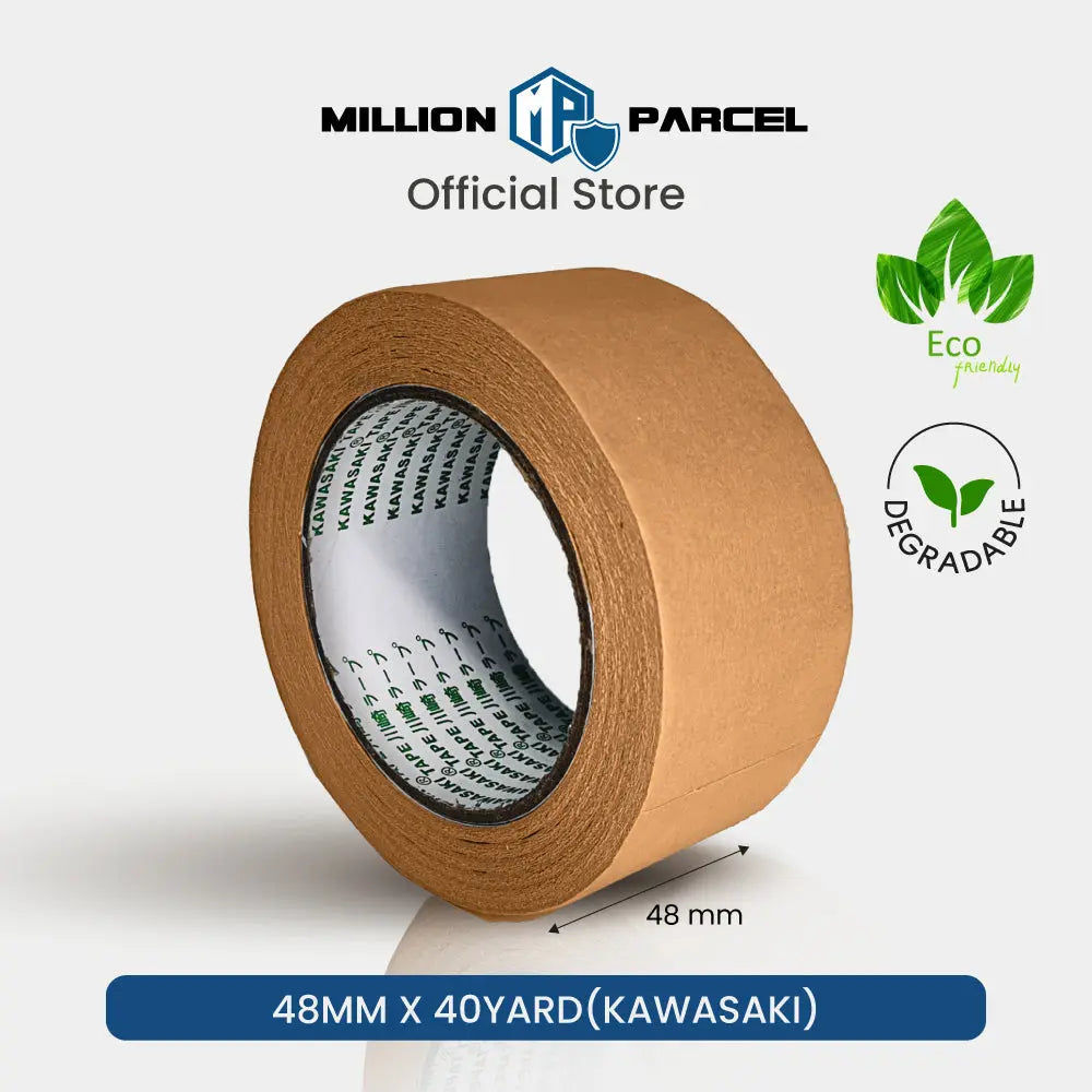 Kraft Paper Tape | Eco-Friendly Packaging Tape - MillionParcel