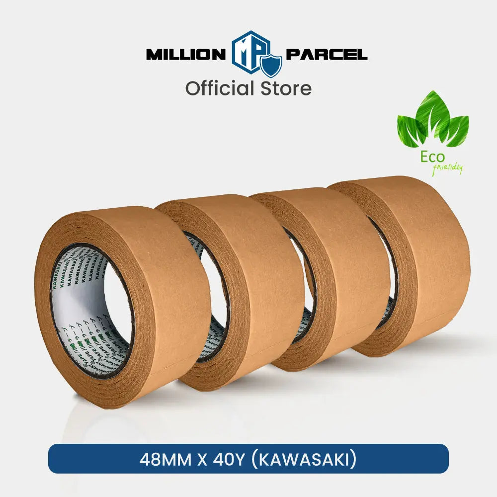 Kraft Paper Tape | Eco-Friendly Packaging Tape - MillionParcel