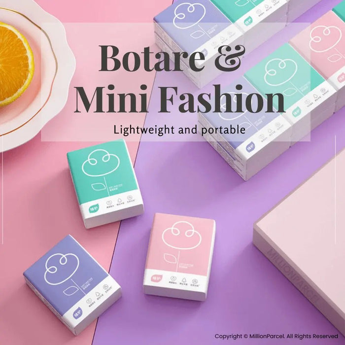 Botare Pocket Tissue Paper | Skin Friendly | 3ply x 7 Sheet per pack ...