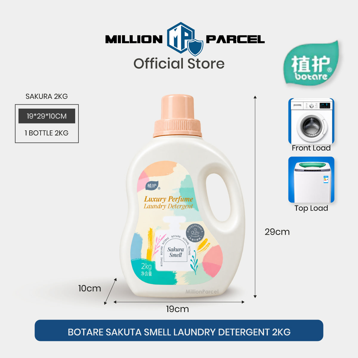 Botare Perfume & Baby Laundry Detergent | Sakura, Freesia, BabyBloom