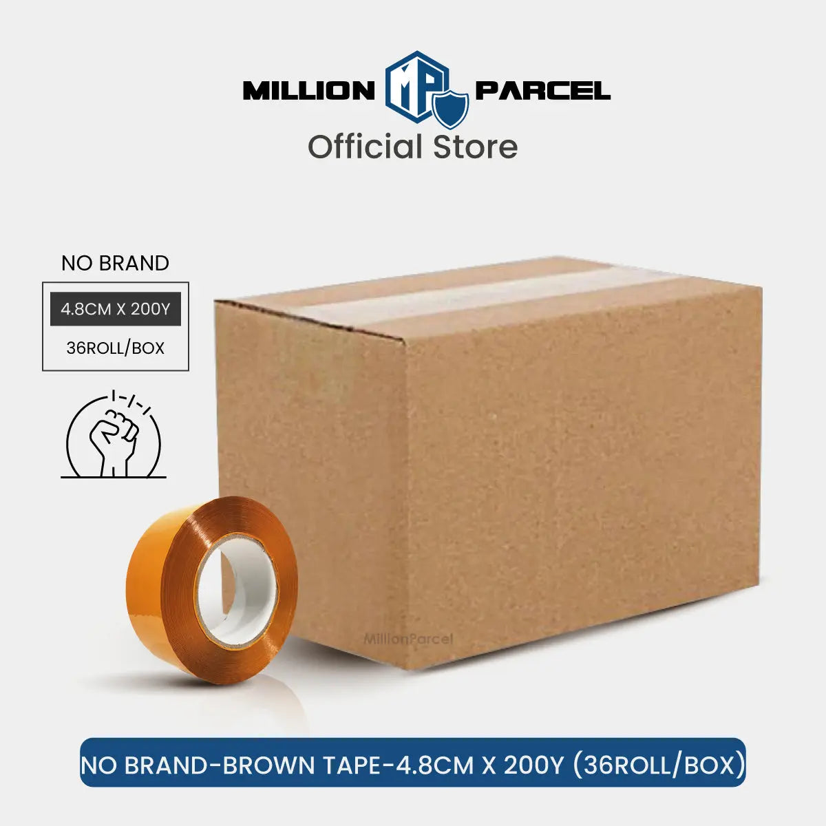 STAR Clear Adhesive Tape | Opp Tape | Brown Tape - MillionParcel