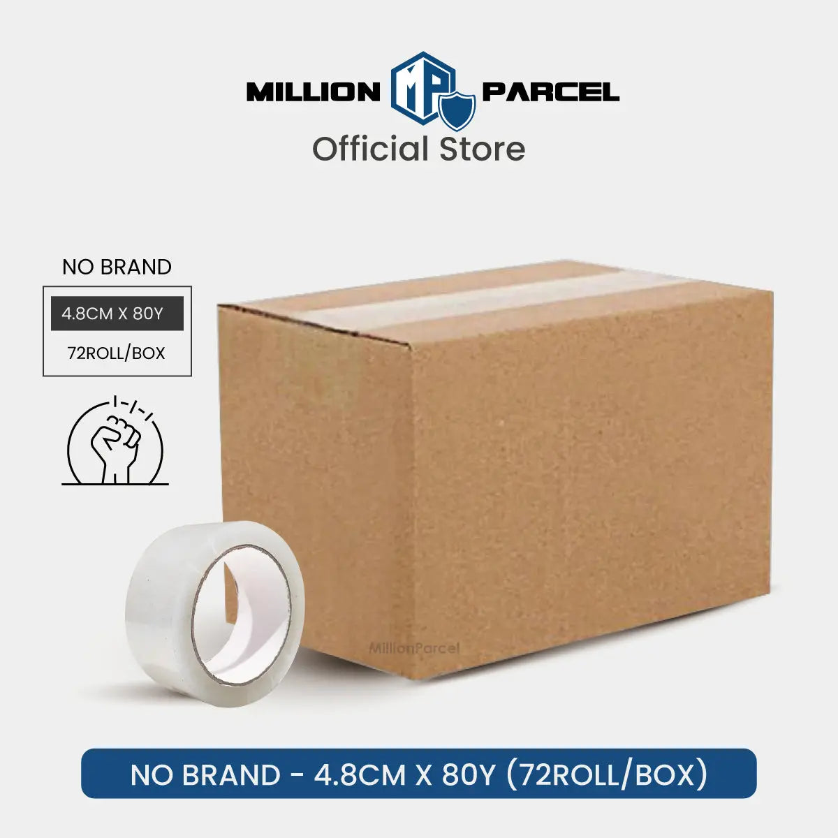 STAR Clear Adhesive Tape | Opp Tape | Brown Tape - MillionParcel